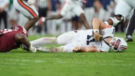 No. 11 Oklahoma’s record 10 sacks, Mateer’s late TD sink No. 22 Auburn, ex