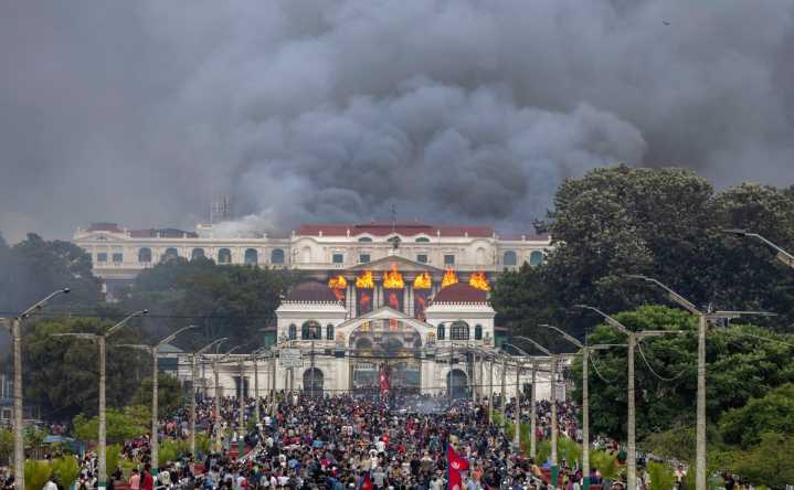 Bloody revolution erupts over Facebook and Instagram ban as parliament is burned down and ex