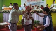 Sosthenes felicitated by NPP leaders