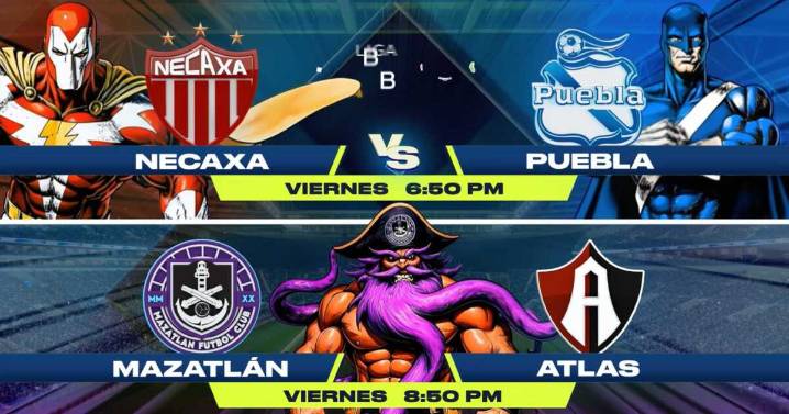 Necaxa vs Puebla y Mazatlán vs Atlas EN VIVO, Jornada 9 del Apertura 2025 de la Liga BBVA MX