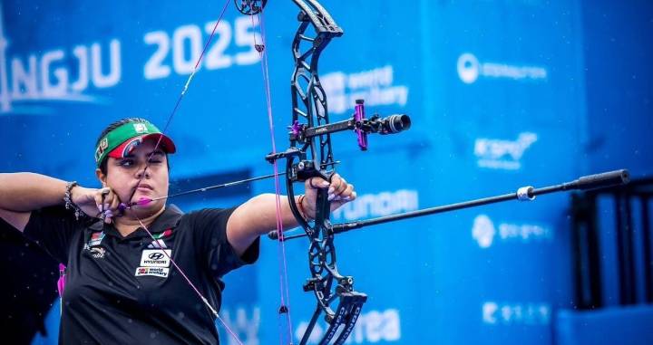Andrea Maya Becerra hace historia al coronarse campeona mundial de tiro con arco compuesto