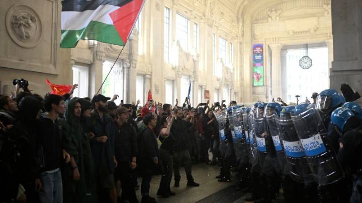 Miles de manifestantes marchan en más de 80 ciudades de Italia en apoyo a Palestina