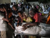 Indian actor-politician's aides charged after rally stampede kills 40