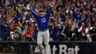 Anthony Rizzo nearly catches Cubs rookie's first career home run