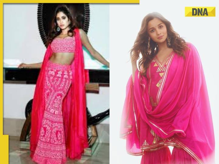 Navratri 2025: 5 Bollywood-inspired pink outfits, from Janhvi Kapoor’s bodycon l