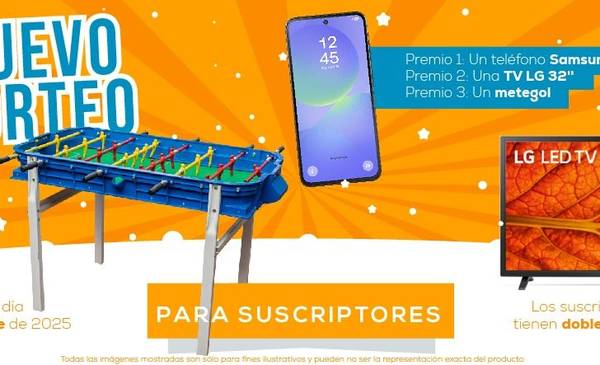 Celular 5G, TV Led y un metegol: EL DIA premia a sus suscriptores con sorteos imperdibles