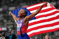 New US sprint star Melissa Jefferson-Wooden helped save her dad's life when she was 17