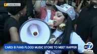 Cardi B fans head to Long Beach for viral meet