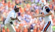 ESPN moves Syracuse-Clemson after rain delay. What channel is the second half on?