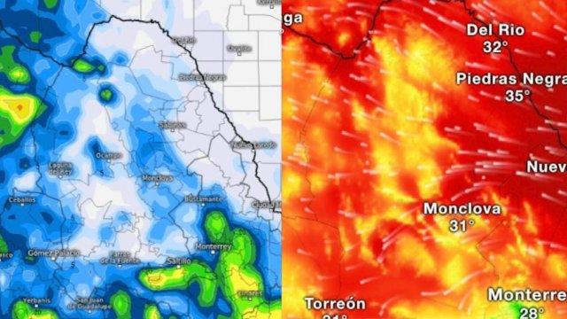 ¡Viva México! Se pronostica semana con lluvias dispersas y menos calor para Coahuila