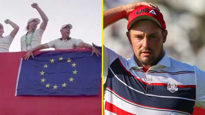 Rory McIlroy and Matt Fitzpatrick make cheeky Bryson DeChambeau gesture amid Ryder Cup celebrations