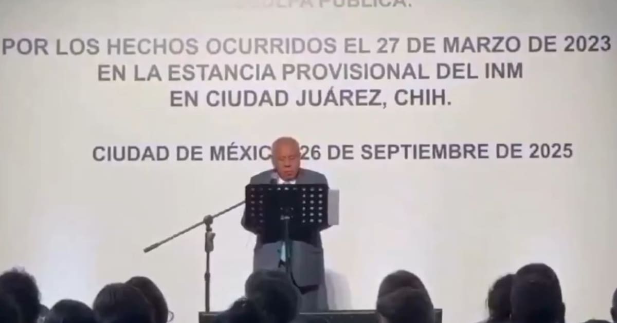 Francisco Garduño ofrece disculpa pública por incendio en estación migratoria de Ciudad Juárez