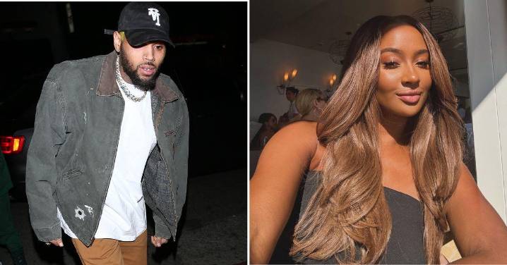 Travis Kelce's Ex Kayla Nicole Gets Lap Dance From Chris Brown