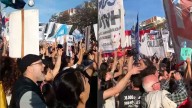Así se festejó el rechazo del veto en la plaza del Congreso