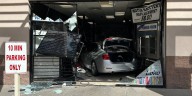 Car crashes through front glass of convenience store in Mesa