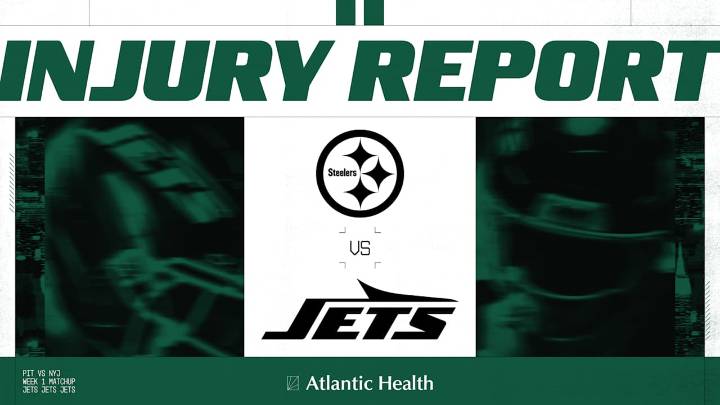 Jets Injury Report | Week 1 vs. Steelers - Wednesday