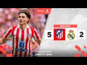 Resumen del partido, Real Madrid vs. Atlético Madrid (2-5) por LaLiga 