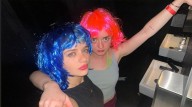 Joey King & Maisie Williams Wear Matching Wigs for Karaoke Night During Break from ‘Practical Magic 2′ Filming 