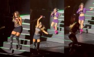 Catherine Fulop sufrió una caída desde el escenario en pleno show de Erreway: cómo se encuentra