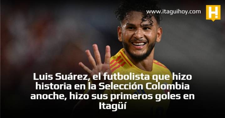 Luis Suárez, el futbolista que hizo historia en la Selección Colombia anoche, hizo sus...