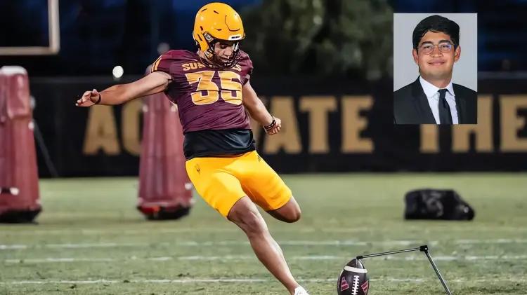 Jesús Gómez, el pateador poblano que conquista la NCAA con Arizona State