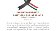 Edomex: Xalatlaco cancela fiestas patrias por luto comunitario