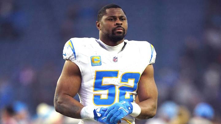 Report: Chargers’ Khalil Mack out weeks with elbow injury