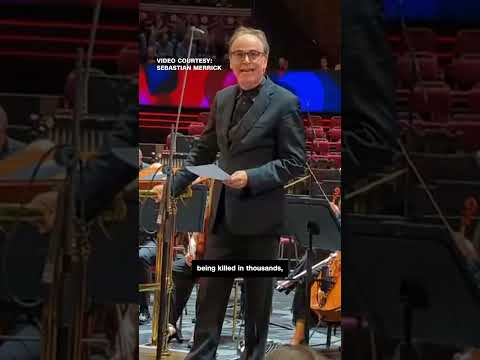 Israeli conductor speaks out on Gaza