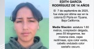 Se busca a Edith García Rodríguez de 14 años