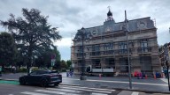 Andamios en el Ayuntamiento de Siero: la obra de conservación del Consistorio estará lista a final de año