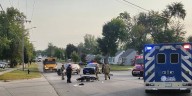 Motorcycle rider injured in Wednesday morning crash