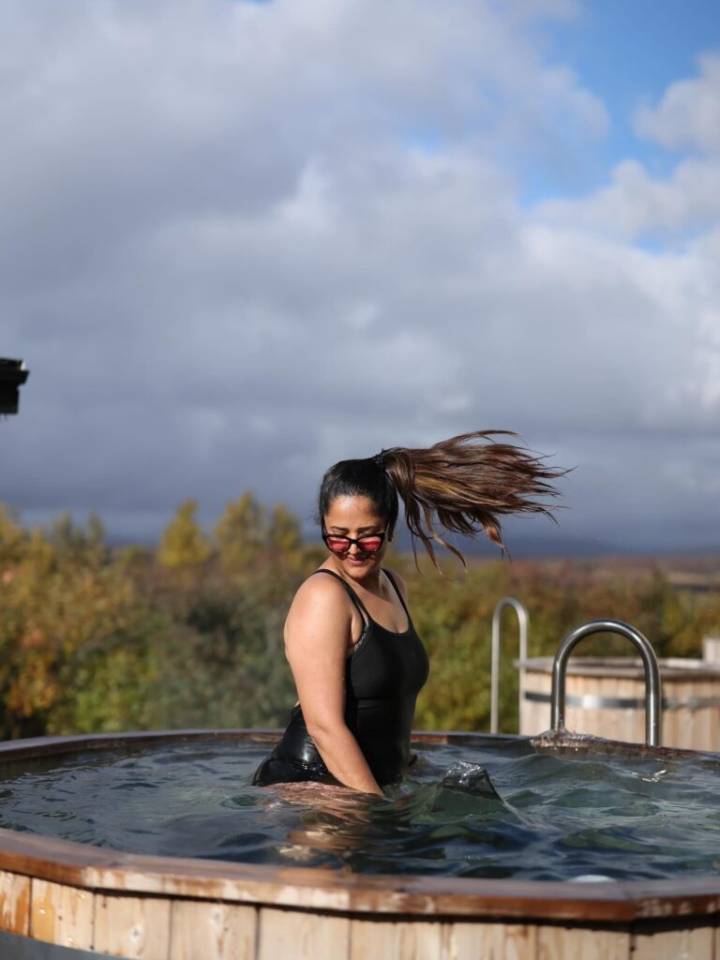 Pics: Anasuya Rocks Iceland in One