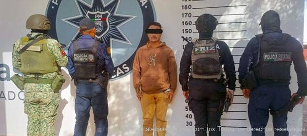ES DETENIDO «EL CORTACABLES»; LADRÓN QUE OPERABA EN GUADALUPE
