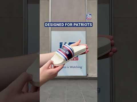 Slide into freedom and comfort with the Fox News Proud American slides.