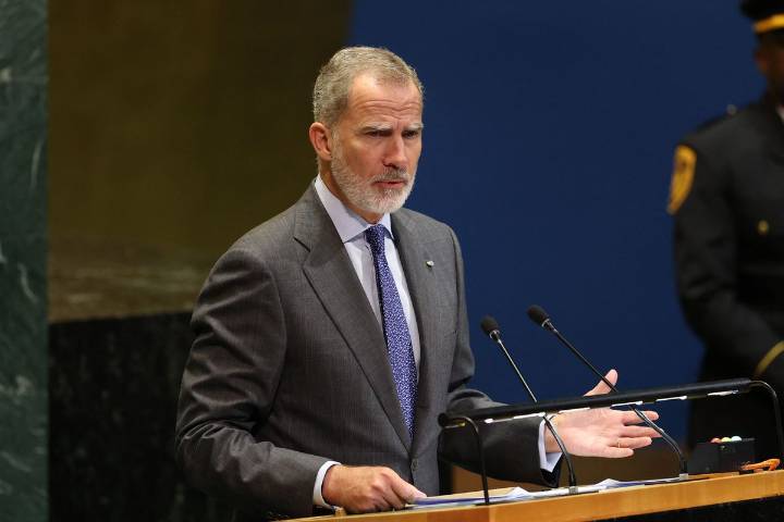 Exige Felipe VI a Israel "detener la masacre" en Gaza ante Asamblea General de la ONU
