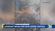 Crews contain brush fire on Jones Knob Road in Pulaski County