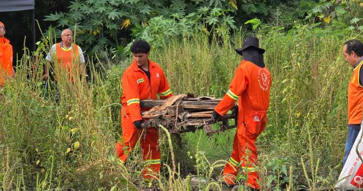 Recolectan 24 toneladas de basura en el Río Santa Catarina