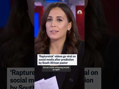 'Rapturetok' videos go viral on social media after prediction by South African pastor