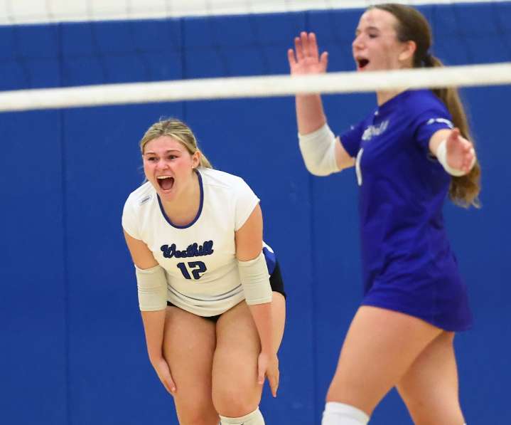 Westhill girls volleyball fights off illness bug, pesky foe to claim four