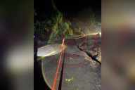 Colapso del tramo Tlaxcango a Tenango, en la México