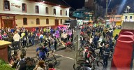 “Más de 200 personas participan en ciclopaseo nocturno hacia el corregimiento de Obonuco”