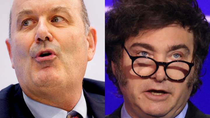 Fantino, banqueros y jueces, en el consultorio de Sturzenegger