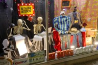150 skeletons haunt this Lakeshore town. Vote for your favorite in three categories.