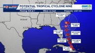 Potential Tropical Cyclone 9: Maps, path, spaghetti models