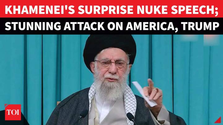 Khamenei's Surprise Nuke Speech; Rules Out Iranian Atomic Bomb; 'Won't Negotiate With Trump'
