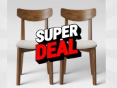 Mid-century dining chairs at Target: $140 for set of two Astrid chairs