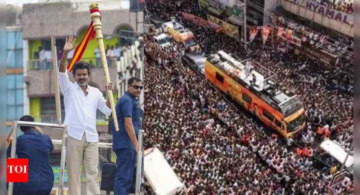 What caused Karur stampede? Crowd panicked after Vijay sang song criticising  V Senthilbalaji as ‘10