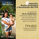 Prosperidad Social inicia nuevo ciclo de transferencias de Renta Ciudadana y Devolución del IVA