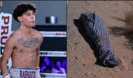 Envuelto en sábanas. Encontraron muerto al lado de una ruta a una joven promesa del boxeo mexicano