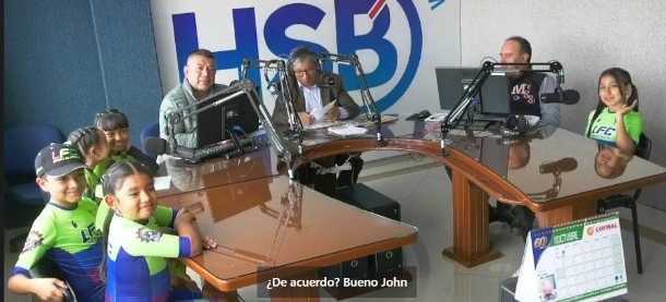 “Escuela de Patinaje LFC, invitada especial en la emisora HSB”